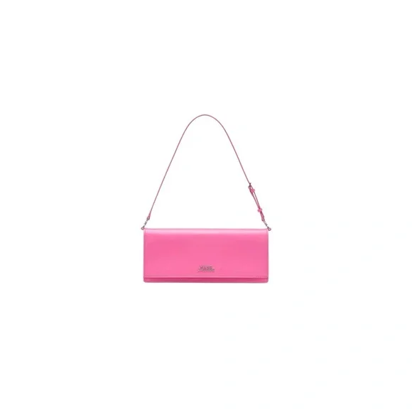 NWT Marc Jacobs The Mirror Leather Shoulder Bag Daisy Motif Adjustable Strap